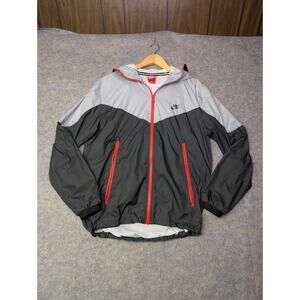 Nike Tech Sportswear Windbreaker Windrunner Hoodie Jacket Red/Grey/Black Med Y2K